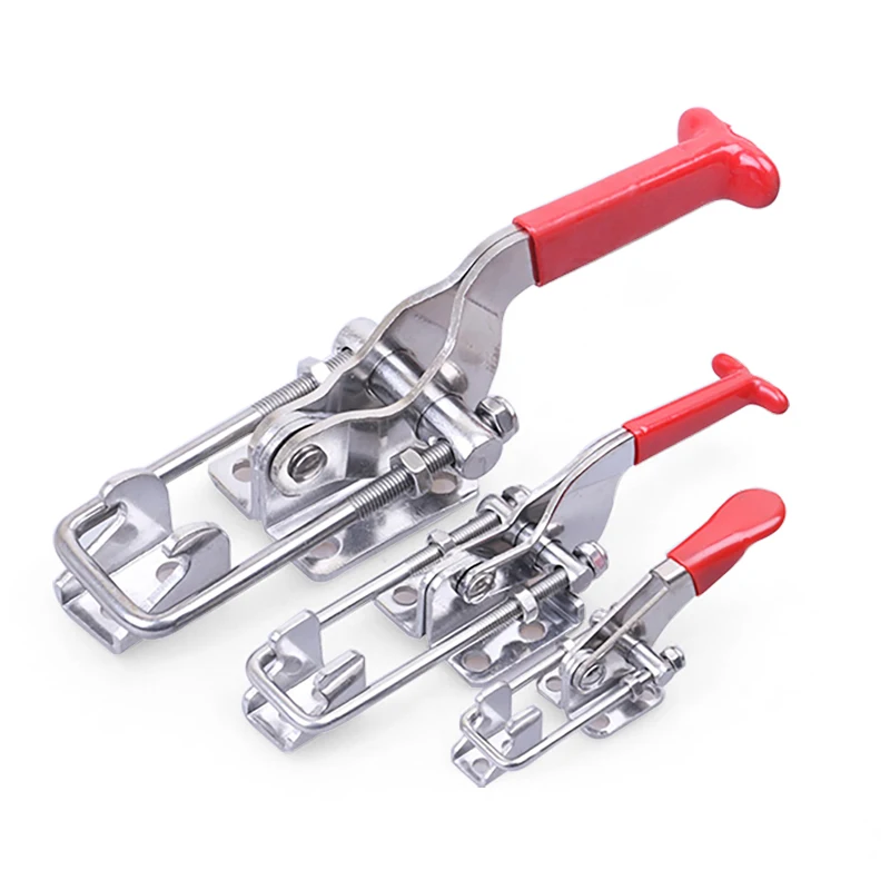 

1Pcs Galvanized iron Adjustable Toggle Latch Pull Securing clip Quick clip Home Tool box Buckle Fitting Toggle Latch