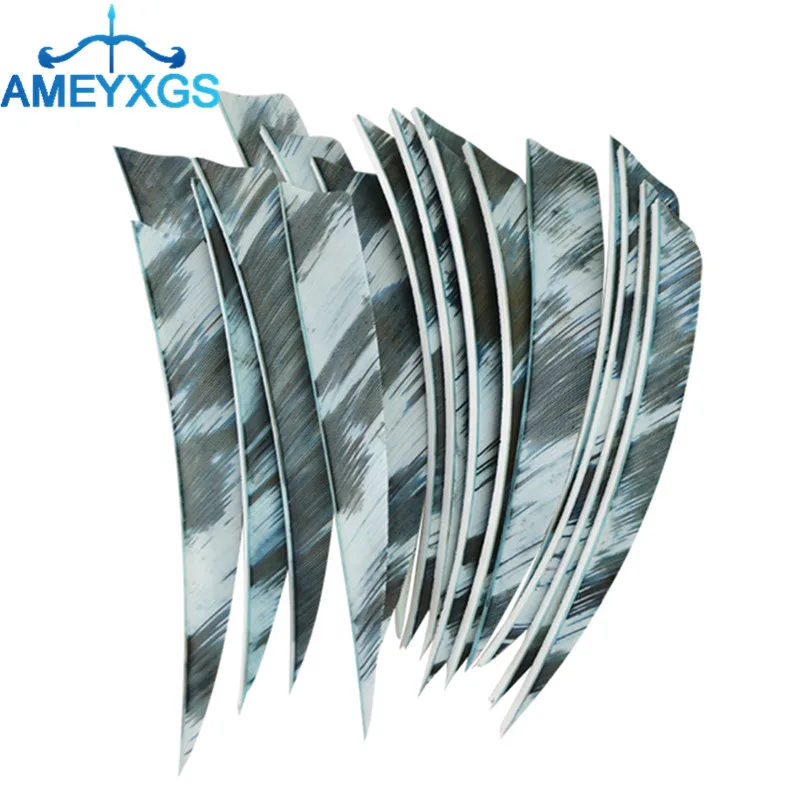 

30Pcs 5" Archery Feathers Arrow Fletches Natural Turkey Fletching Shield Cut Arrow DIY Tools For Hunting Shooting Accessories