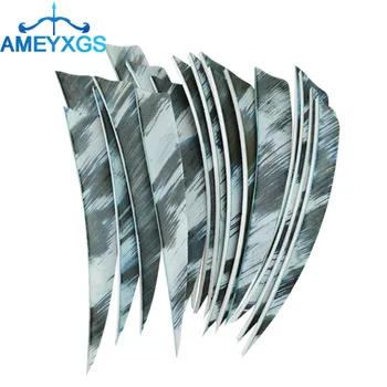 

30Pcs 5" Archery Feathers Arrow Fletches Natural Turkey Fletching Shield Cut Arrow DIY Tools For Hunting Shooting Accessories