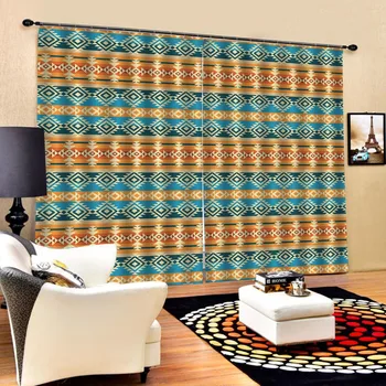 

Europe curtains Customized size Luxury Blackout 3D Window Curtains For Living Room stereoscopic curtains