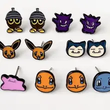 12 пар милые серьги мультфильм Для женщин девочек дети прекрасные подарки M-802