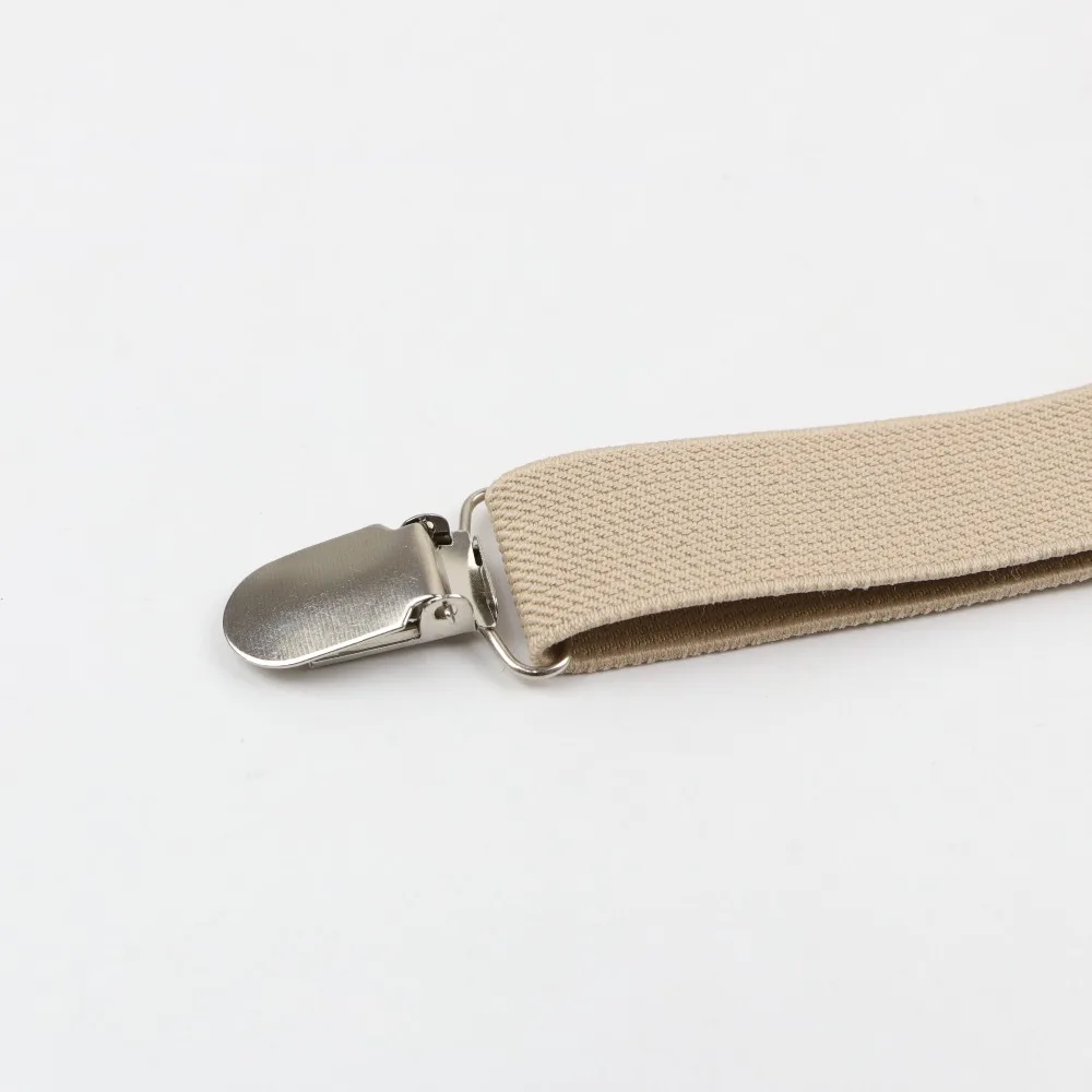 Nylon Belts Solid Color Man's Belt Men Women Suspenders Polyester Y-Back Braces Adjustable Elastic