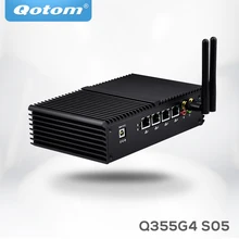 4 гигабитных порта LAN Мини ПК Celeron 3215U/Core i3/Core i5-5250 с помощью pfsense в качестве маршрутизатора/брандмауэра, x86 Linux