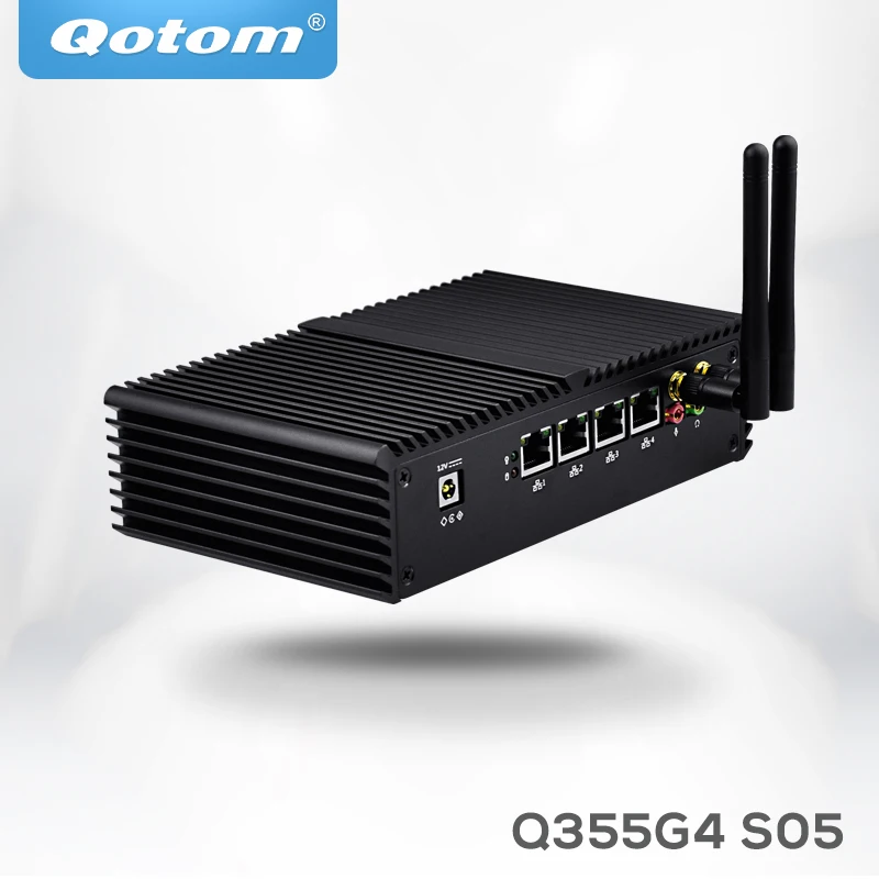 Free Shipping 4 Gigabit LAN ports font b Mini b font font b PC b font