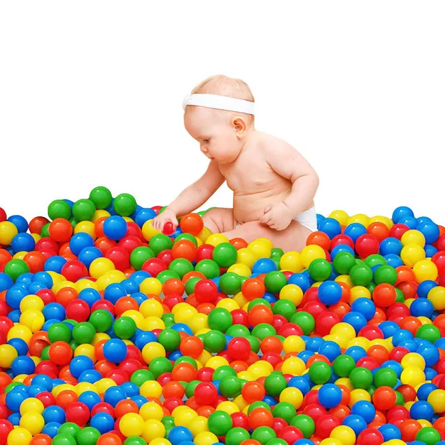 50 pcs/lot Plastic Pool Balls Baby Balls inflatable children's pool