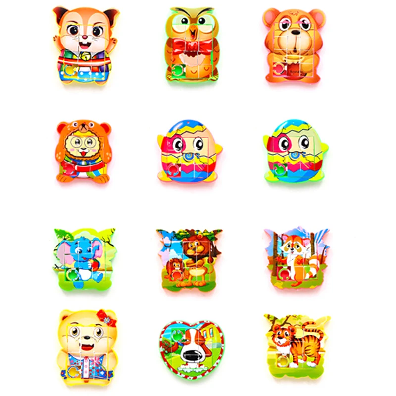 

Numbers Cute Animals Educational Jigsaw Puzzle Toys Puzzles Gift Game Style Plastic Children's Educational Toys 5*4.8cm