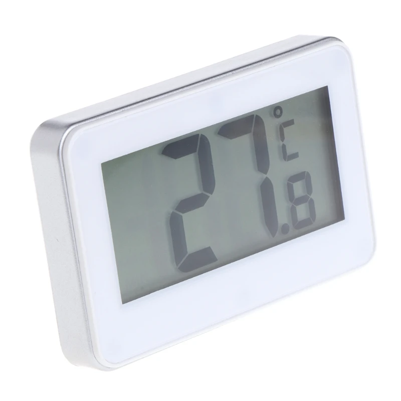 Koop MEXI Koelkast Koelkast Thermometer Waterdicht met Opknoping Haak Stand Lcd scherm Huishoudapparatuur Koelkast (Wit)