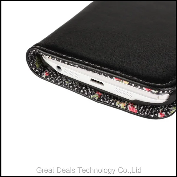 Цветок в стиле кантри Бумажник кожаный чехол для LG Optimus G2 D801 D802 черный чехол для телефона с шнурком+ Бесплатный протектор экрана