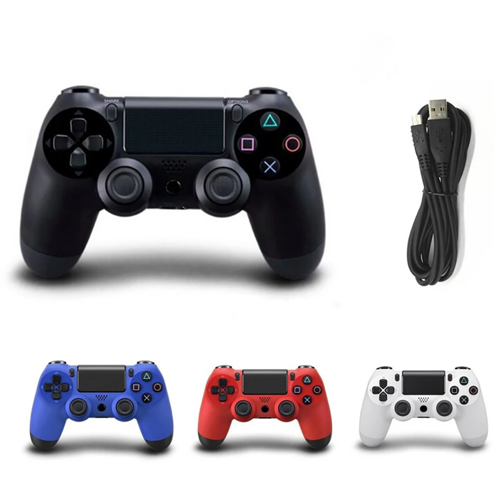 CUJMH PS4 игровой джойстик проводной контроллер Беспроводной вибрации Band для