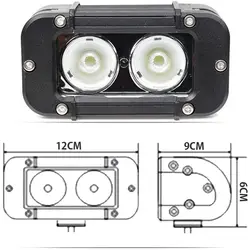 5 ''20 Вт 8'' 40 Вт 11 ''60 Вт светодиодный рабочий свет бар точечный прожектор комбинированные лучи лодка мото УАЗ ATV 4x4 грузовик внедорожный Барр