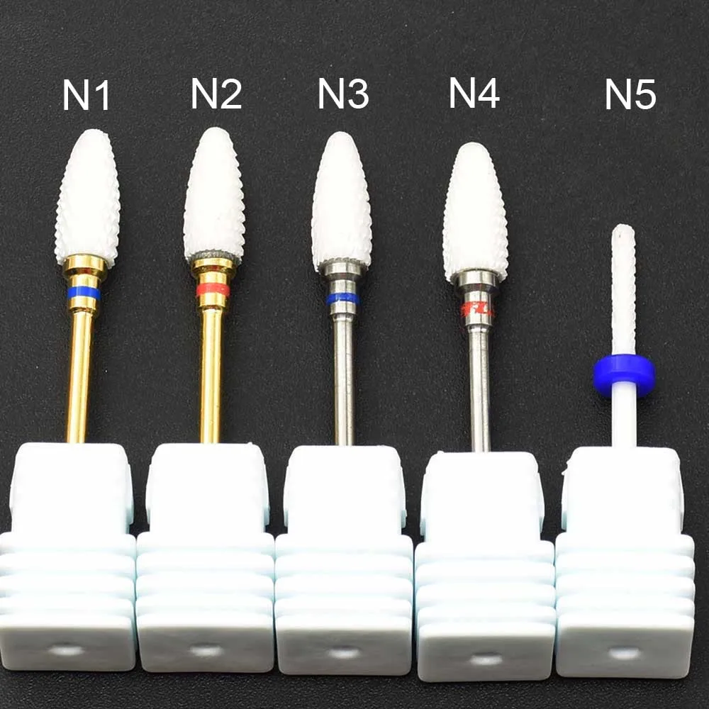 JEWHITENY керамический сверло для ногтей для электрического маникюрного станка, аксессуары, инструменты для дизайна ногтей, фреза для электрического маникюра, пилки для ногтей