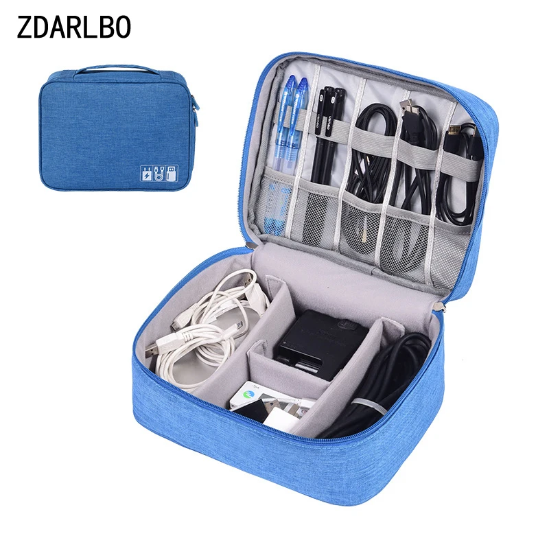 

Cationic Waterproof Storage Multi-Function Organizer Data Cable Digital Package Home Outdoor Travel Storage Organization