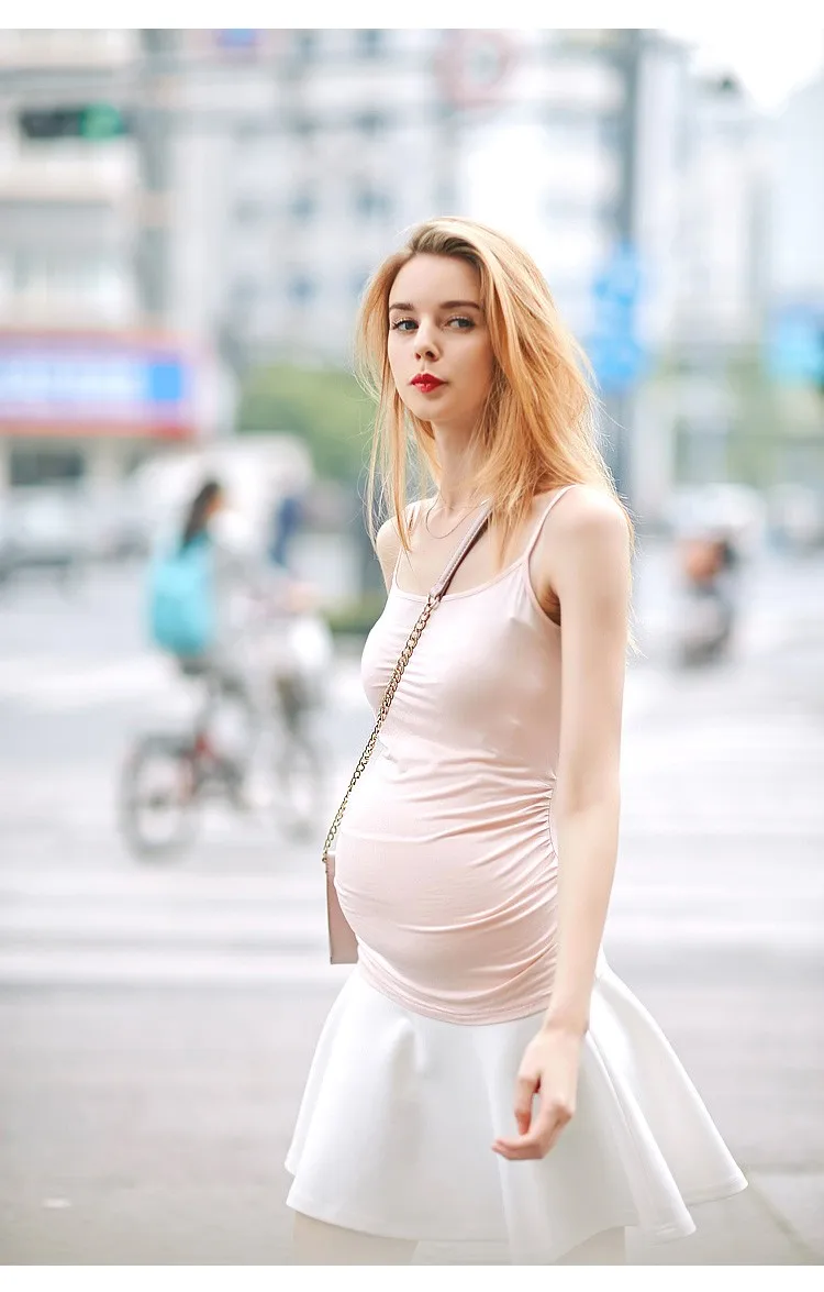 Летний пояс для беременных gravida модал камисоль для беременных женщин Одежда для беременных