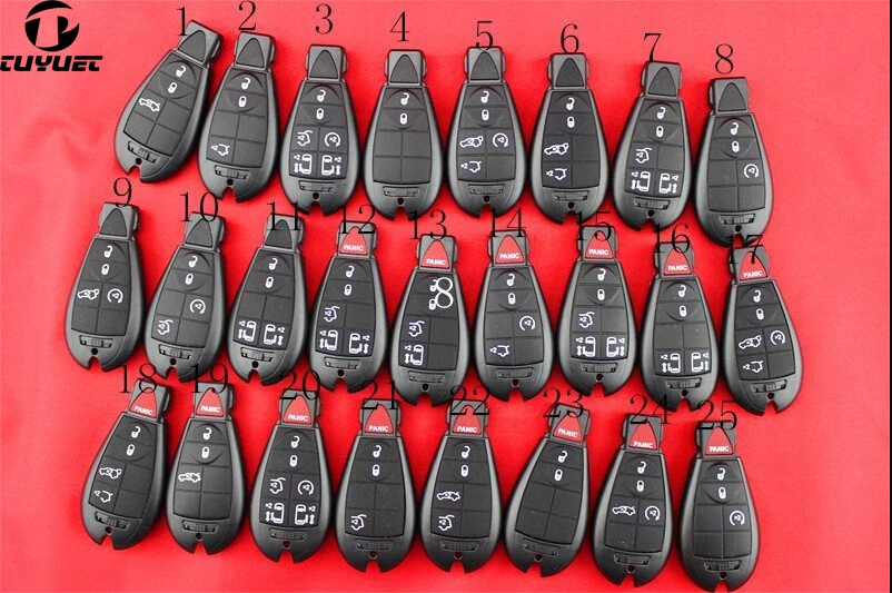 

Smart Remote Key Shell For Dodge For Chrysler For Jeep Commander Grand Cherokee FOB Case + Insert Blade