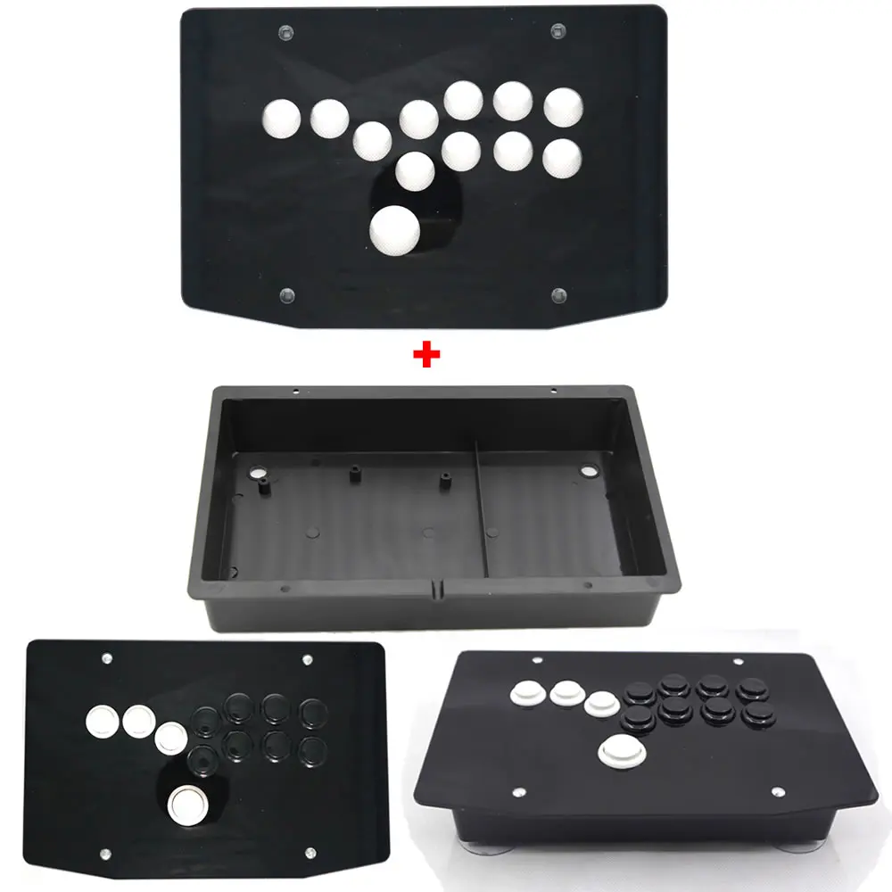 

DIY Arcade Joystick All Button Fighting Game Controllers Hitbox Acrylic Panel and Case