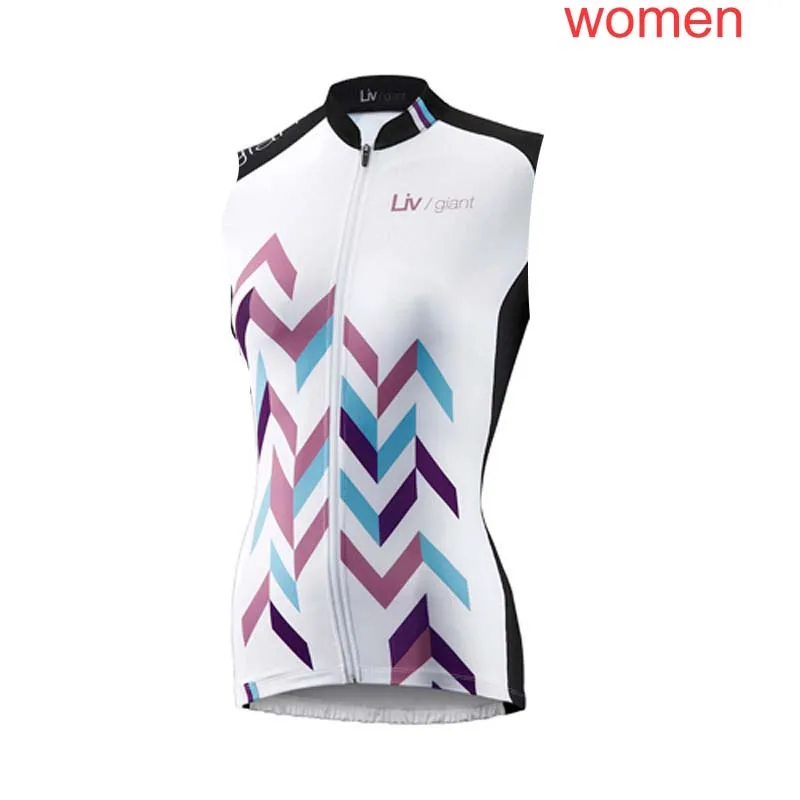 Новинка LIV Летняя женская одежда для велоспорта без рукавов Джерси дышащая быстросохнущая одежда maillot ciclismo G0612 - Цвет: 11Q