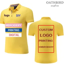 Заказная рубашка поло с вышивкой с вашим собственным текстовым дизайном логотип печать логотипа компании рабочая одежда оптом Рабочая форма