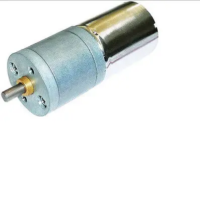 

12VDC 4mm Shaft Dia Synchronous Reduction DC Gearbox Geared Motor 1500RPM