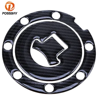 

POSSBAY Carbon Fiber Motorcycle Sticker Fuel Tank Cap Cover Pad Decal For Honda CBR250R F4 F4i CBR 600RR 1000RR Scooter Sticker