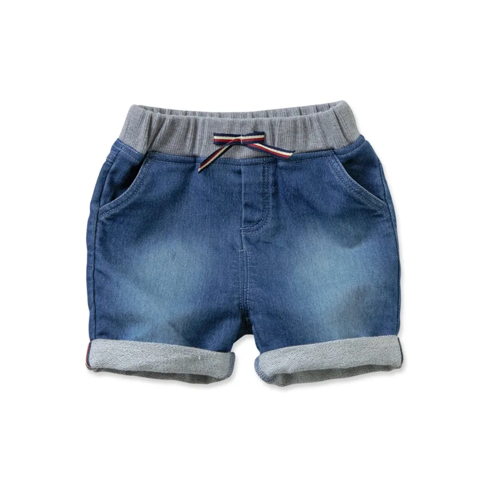 Db2421 Dave Bella/летние шорты для мальчиков брюки для младенцев Одежда для малышей мальчиков хлопок джинсы детские джинсы Шорты