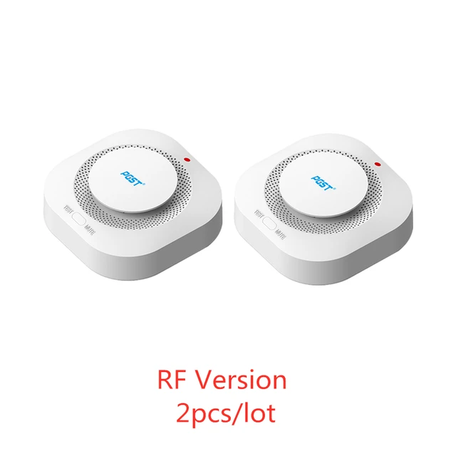 433MHz Wireless Fire Protection Smoke alarm Detector Alarm Sensors For RF GSM home security Alarm Systems PA441-2PC