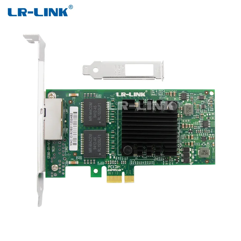 LR LINK 9222PT Dual Port Gigabit Ethernet Lan Network Card 10 100 100Mb PCI Express Network 3