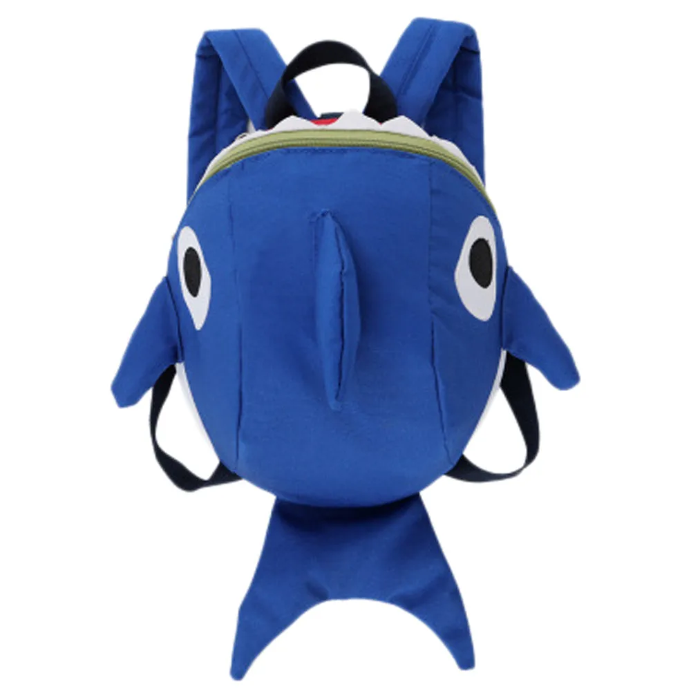 Cute Cartoon Animal Mini Plush Backpack Baby Toy School Bag Kids Outdoor Travel Pack Bag Student Kindergarten Animal Bags - Цвет: blue