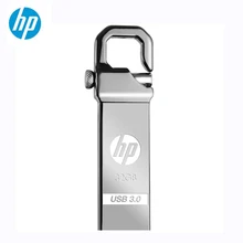 флешка Металлический флеш-накопитель hp 32 Гб 64 Гб DIY Pendrive X750W Cle USB 3,0 Memory Stick Key Thumb Hook Lock Flies диск на ключ бесплатная доставка флэшка