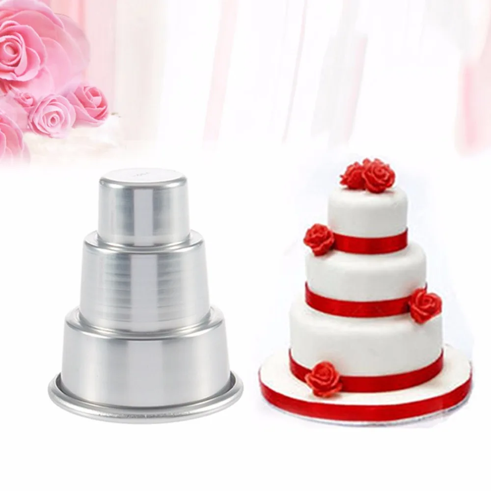

1PCS Pudding Cakes Jelly Mould DIY Mini 3 Layers Cupcake Pudding Chocolate Pastry Mold For Baking Mould Cake Decorating Tool