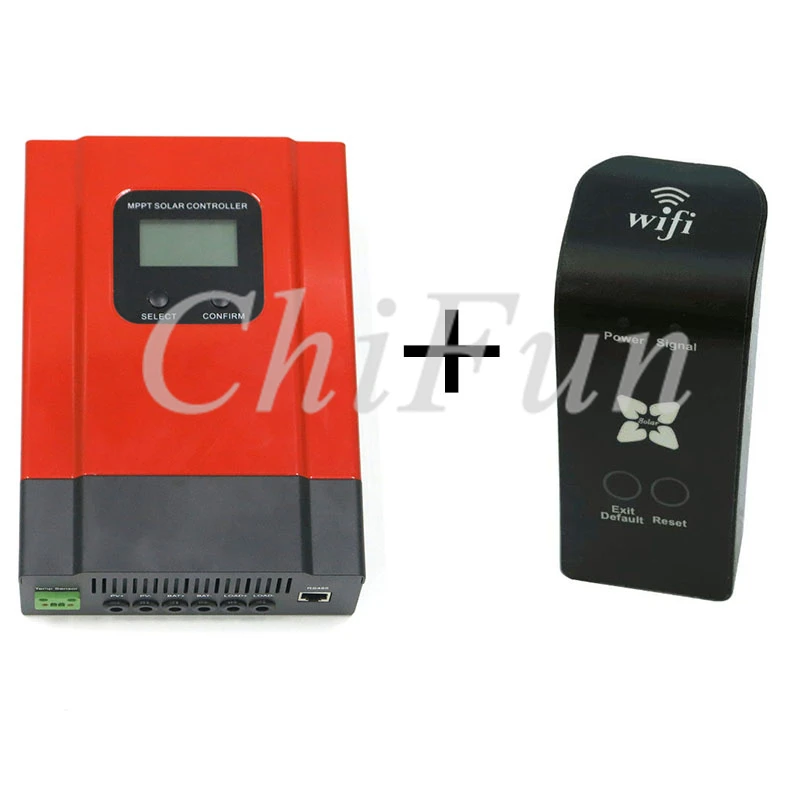 

eSmart3 series 20A/30A/40A/50A/60A MPPT Solar Charge controller + WIFI module 12V/24V/36V/48V Auto Sense Backlight LCD Display