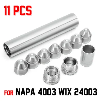 

Car Aluminum 5/8-24 1-3/4X10Fuel Trap/Solvent Filter Tube for NAPA 4003 WIX 24003 Automobiles Filters Auto Parts Car Accessories