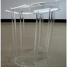 Говорящая трибуна современный элегантный напольный акриловый Dais стойка для выступлений прозрачная акриловая трибуна подиум