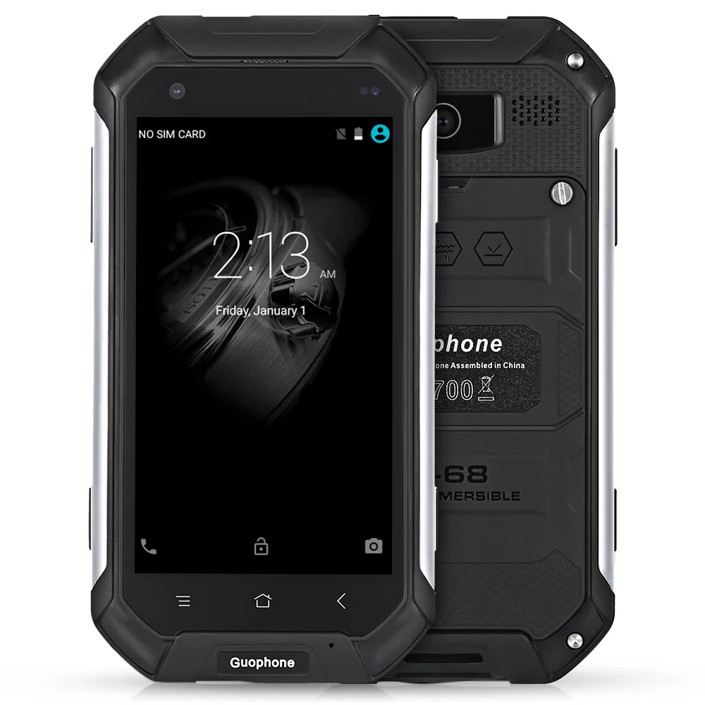 Guophone V19 4 5 Inch Android 5 1 3G Smart Phone IP68 Waterproof Dust And Shock
