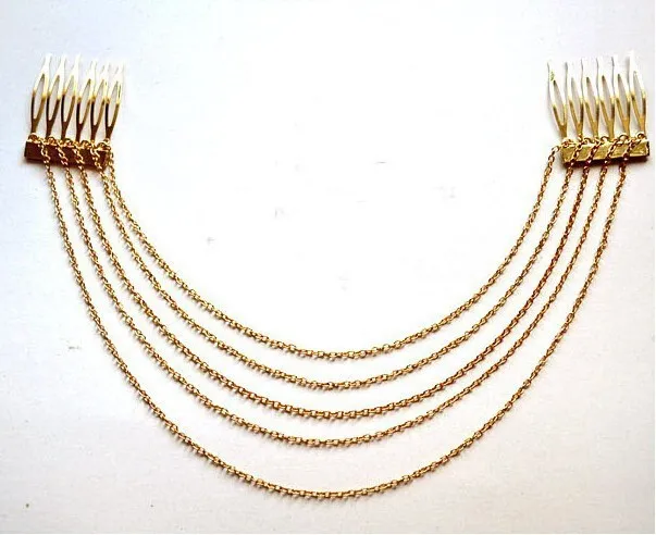 1 шт Женская богемная корона, золотая металлическая цепочка с кисточкой головная повязка ювелирные изделия головные уборы лента для волос