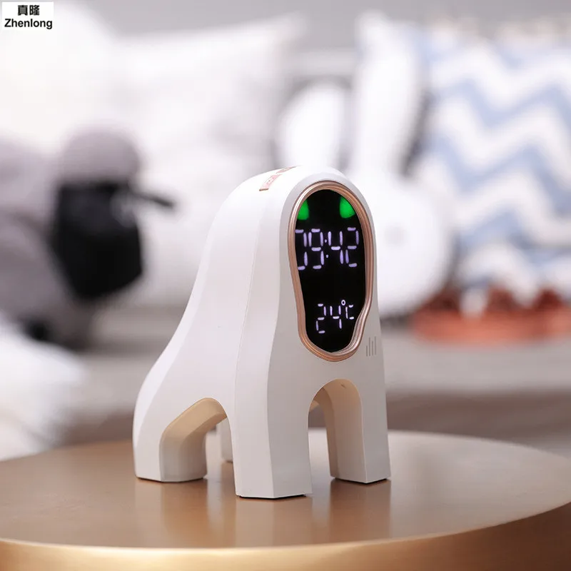

Intelligent Night Light Creative Wake Up Light Sleeping Music Alarm Clock Thermometer Electronics Led Children's Gifts Wangwang
