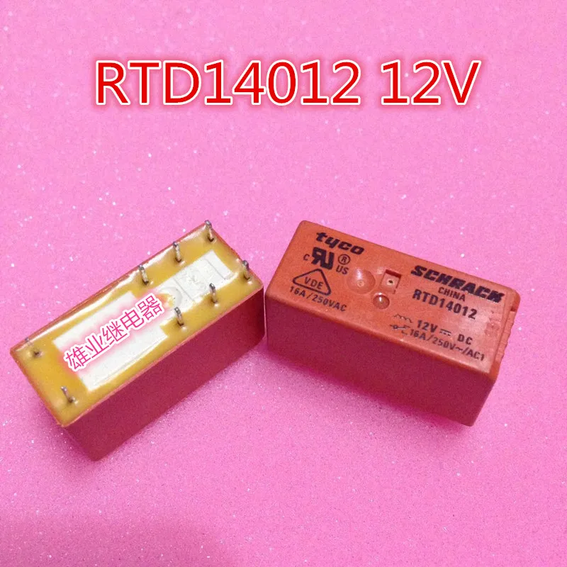 RTD14012 12VDC реле 16A 8PIN можно заменить RT314012|Реле| |