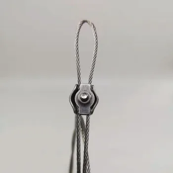 

10 pcs 4mm Simplex Clamp Wire rope Clips fixing for Cable M4