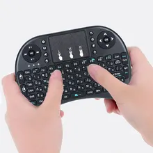 Wireless Keyboard 2.4Ghz English Russian Mini Air Mouse with Touchpad for Android TV BOX Remote Control цена Wireless Keyboard 2.4Ghz English Russian Mini Air Mouse with Touchpad for Android TV BOX Remote Control цены онлайн