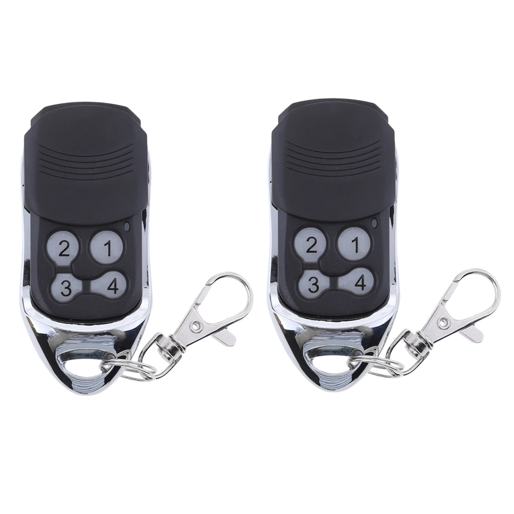 2pcs Premium 433.92 MHz Keyless Garage Door Remote Cloner Transmitters for Nice Flor-S FLO1-RS FLO2-RS