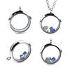 25mm-30mm Round Photo Locket Pendant 316l Stainless Steel Origami Owl Floating Living Lockets and Charms Lockets 3