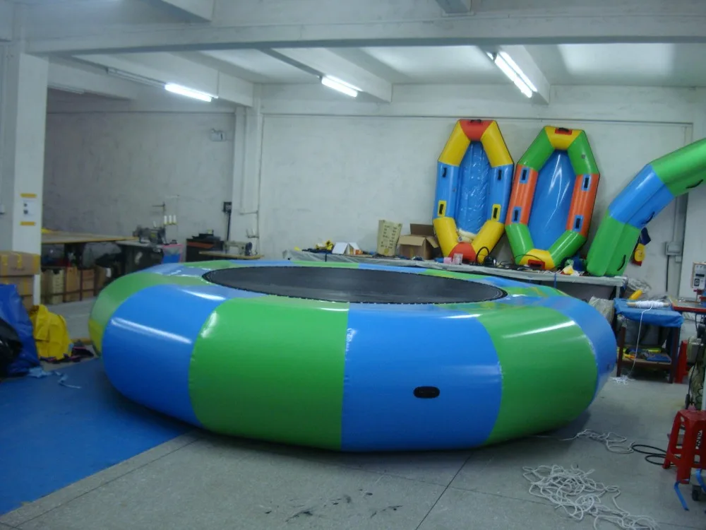 

bouncing trampoline for children and adults water sports