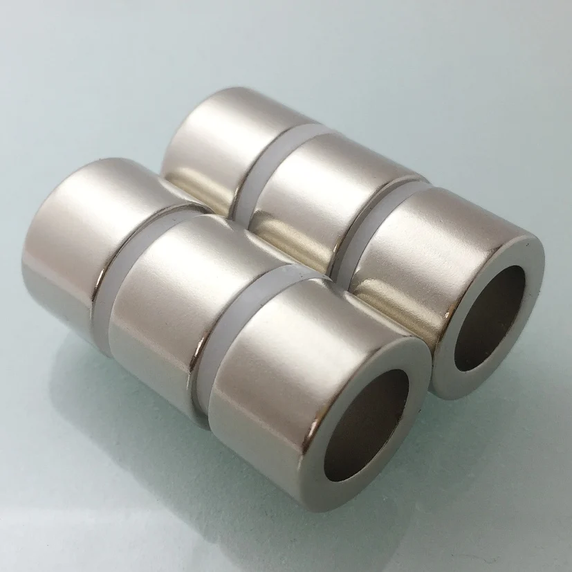 6PCS Permanent Dia16 Dia10x10mm NdFeB Nickel plated N38