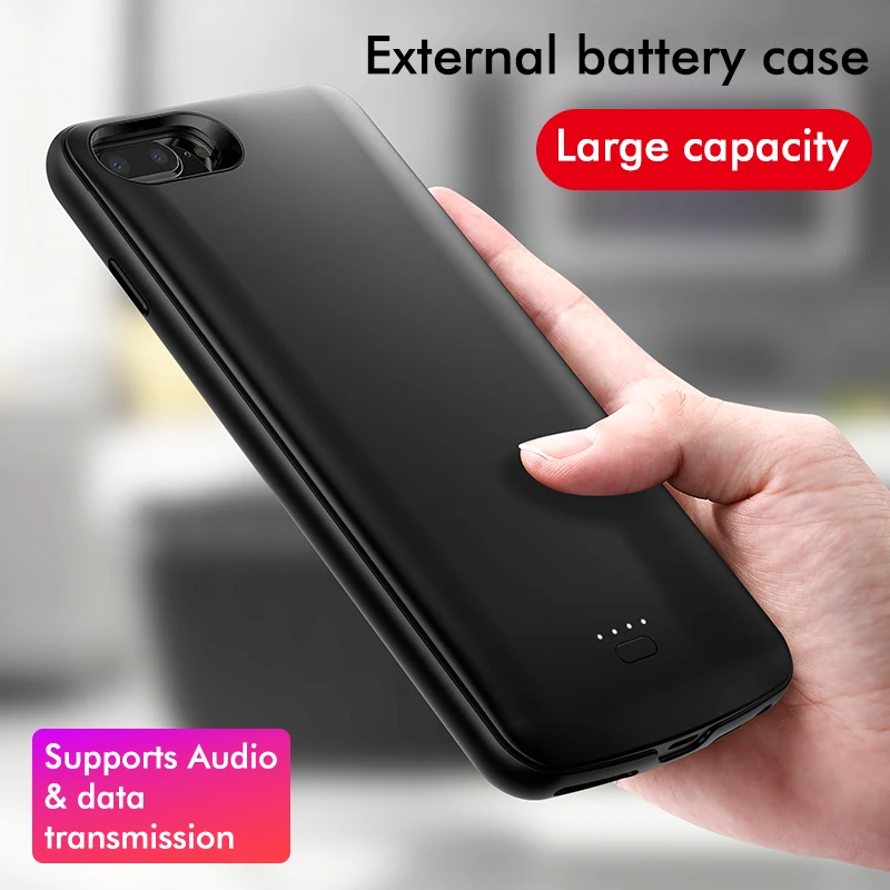 

LINGCHEN for iPhone Battery Case 6000 mAh For iPhone 8 7 6 6S Plus Power Bank Charing Case 5000 mAh Battery Charger Back Cover