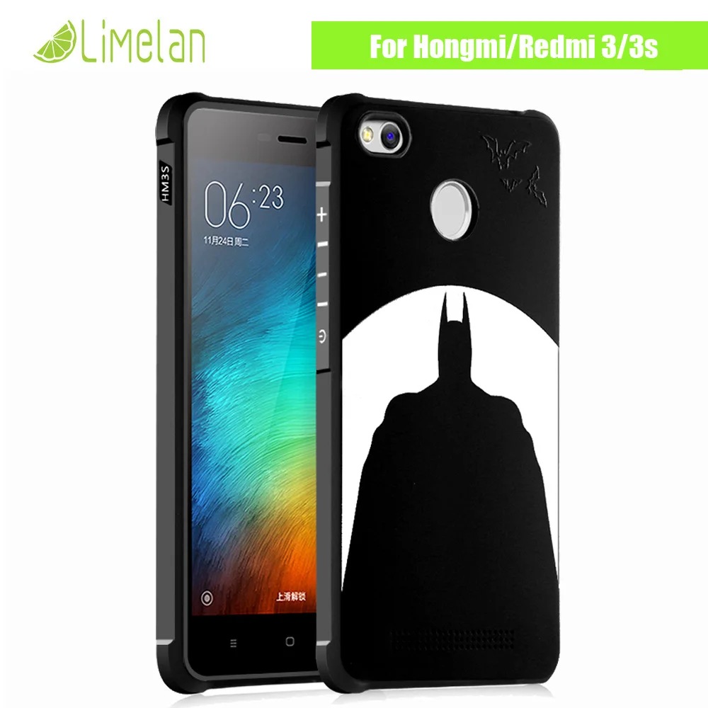 

Limelan For Xiaomi Hongmi Redmi 3 3s HM3S Phone Case Fashion Love Battery Cat Ultra Thin Soft Silicon TPU Matte Back Cover Capa