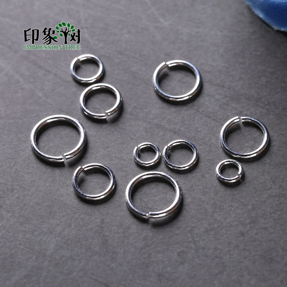 Solid Sterling Silver Heavy 6mm Jump Rings Packet of 5