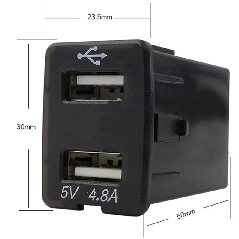Зарядное устройство ACCNIC 2013 а с двумя USB портами для Nissan TEANA 2016 зарядное