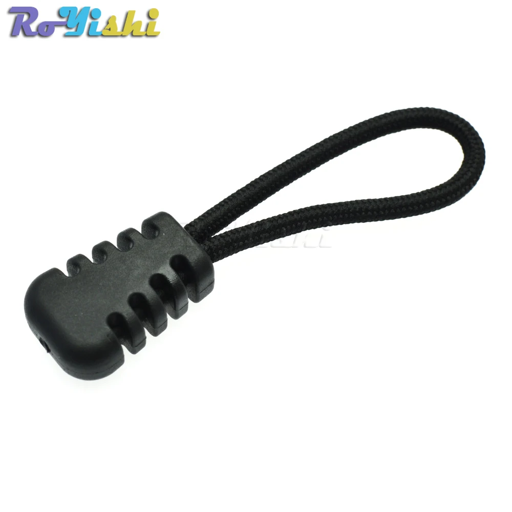 

5pcs/pack Outdoor Camping Backpack Zipper Pulls Cord Rope Ends Lock Zip Clip Strap Gym Suit Garment Bag Parts Accessories