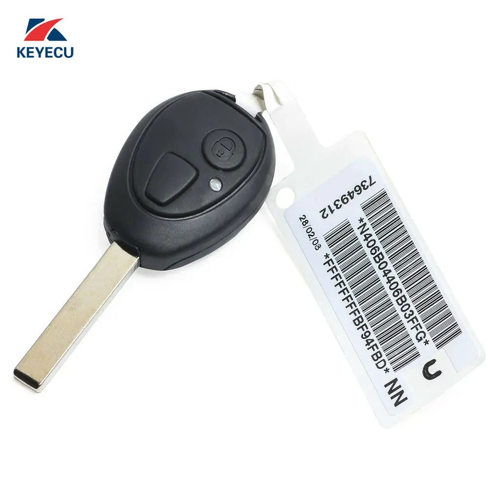 KEYECU Замена дистанционного ключа Fob 2B 315 МГц ID73 для 2002-2005 BMW Mini R50/R53 | Автомобили и