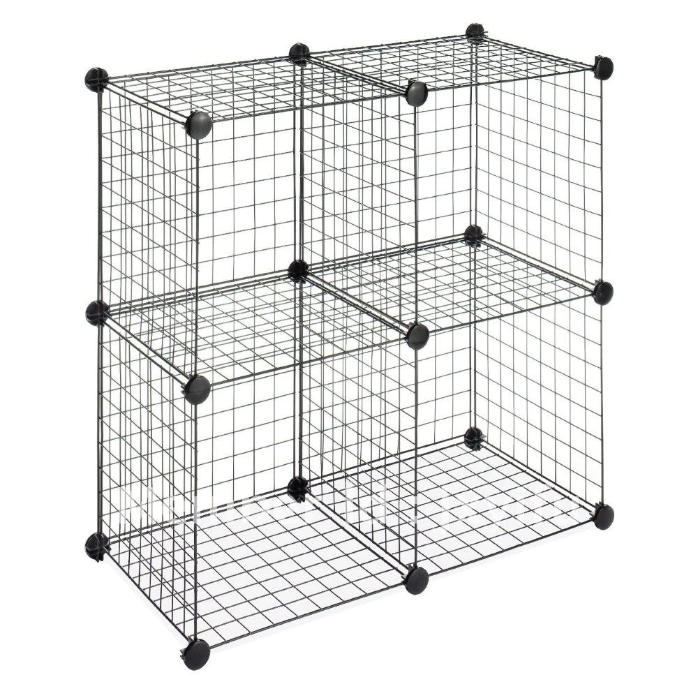 Stackable Wire Mesh Storage Cubes Storage Baskets AliExpress