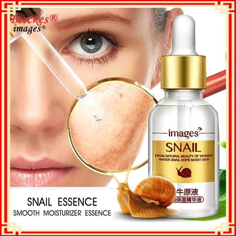 

Hyaluronic Acid Argireline Repair Snail Essence Serum Face Care Skin Acne Treatment Blackhead Anti Wrinkle Whitening Moisturizer